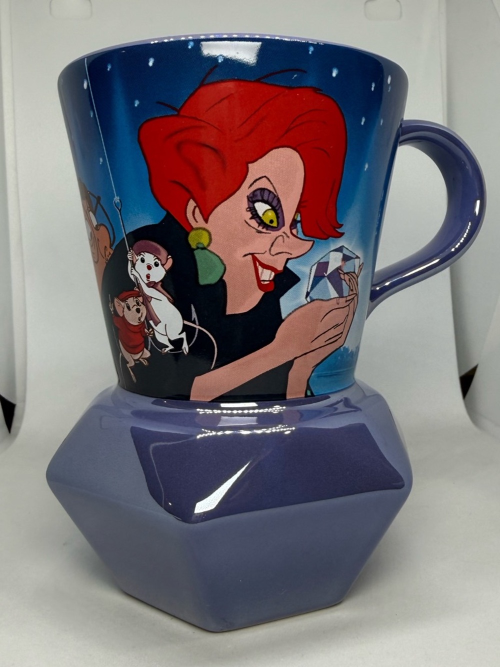 Disney Parks The Rescuers Bernard Miss Bianca Mug Cup Filled With Power Medusa